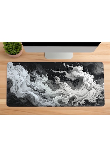 Gaming Oyuncu Xl Mouse Pad Kaydırmaz Dikişli 80 30 Cm Mousepad 57