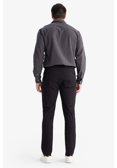 Defacto Slim Fit Dar Kesim Dar Paça Pantolon B2089ax25aubk81 Siyah Defacto Slim Fit Dar Kesim Dar Paça Pantolon B2089ax25aubk81 Siyah