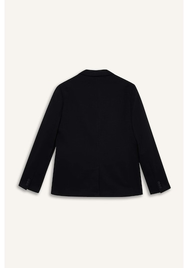 Defacto Slim Fit Dar Kesim Penye Blazer Ceket F7690ax25aubk27 Siyah Defacto Slim Fit Dar Kesim Penye Blazer Ceket F7690ax25aubk27 Siyah