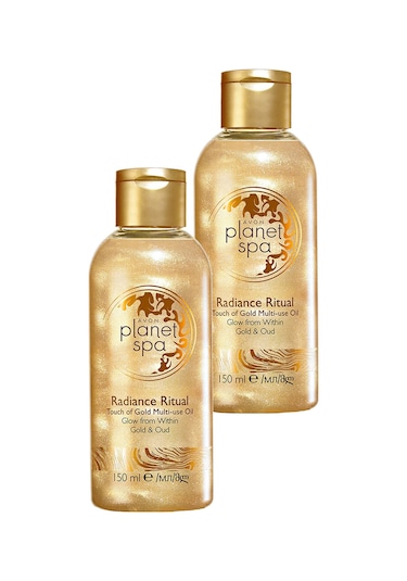 Avon Planet Spa Radiance Ritüel Dokunuş Altın Masaj Yağı 2 x 150 ML