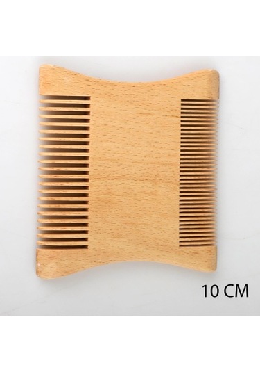 Ahşap Tarak Çift Taraflı Kare 10 Cm Trk10-1
