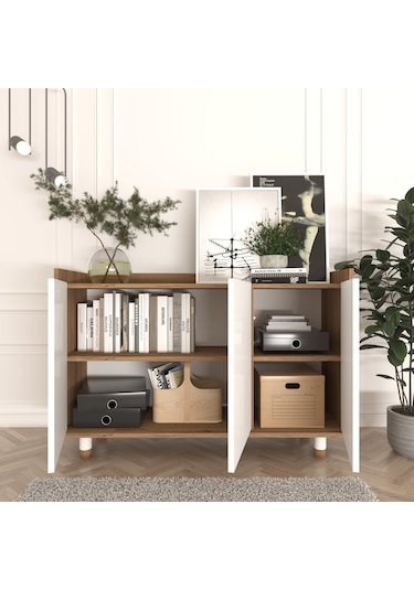 Ala Çok Amaçlı Konsol Sepet-beyaz