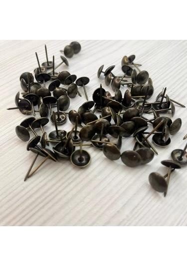 Keat Mobilya Çivileri 19x11, 100 Adet Bronz, Kırtasiye Çivileri 244364391 19