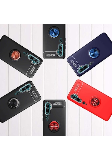 Xiaomi Mi Note 10 Kilif Yüzüklü Magnetli Ravel Case 400772816