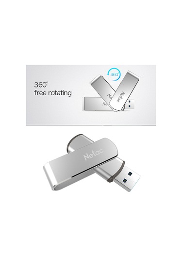 Netac U388 64gb Usb 3.0 Twister Güvenli Şifreleme Flash Disk