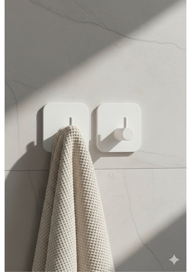 2 Li Askılık Kapı Arkası, Duvara Monte, Dayanıklı Malzeme, Turuncu 51 Turuncu