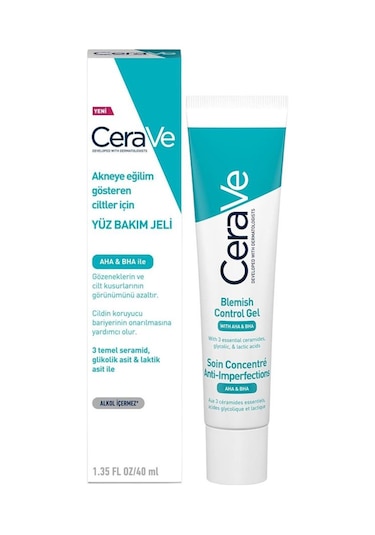 Cerave Akneye Eğilim Gösteren Ciltler İçin Yüz Bakım Jeli 40 ML