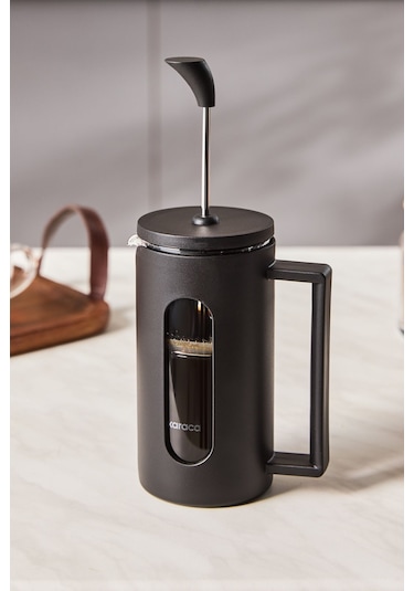 Karaca Leya Kaşık Hediyeli Borosilikat Cam French Press 350 ml