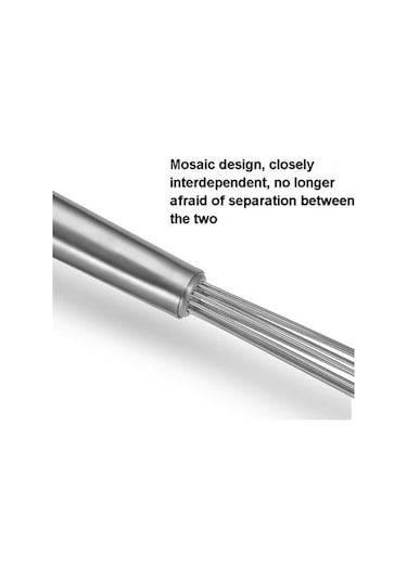 Fastbuy Manuel Çırpma Teli, Paslanmaz Çelik, 10 İnç, Cam Boncuklu, Yumurta Çırpma Makinesi, Kullanışlı Mutfak Aleti Diğer