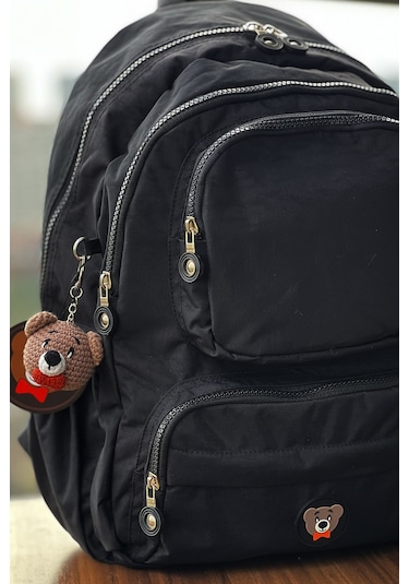 Nemo Group Siyah Okul Seyahat Sırt Spor Çantası