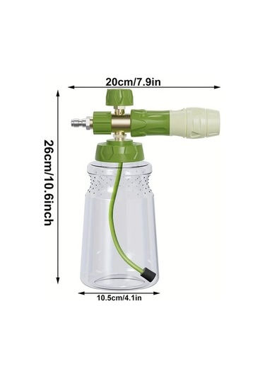 Pazly Kaikarai 1 Adet Yesil Basınclı Kopuk Sisesi Nilfisk Karcher K2 K7 Uygun 1/4 Fis