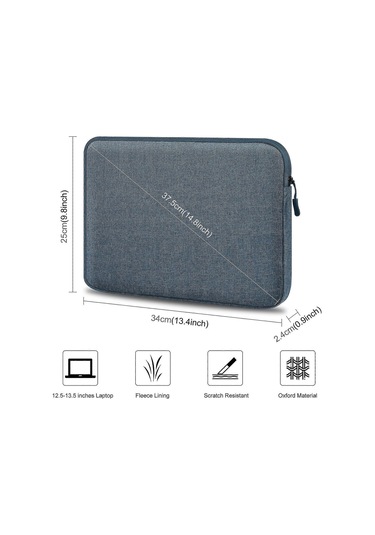 Fermuarlı 13 İnç Dizüstü Bilgisayar Kılıfı -sy