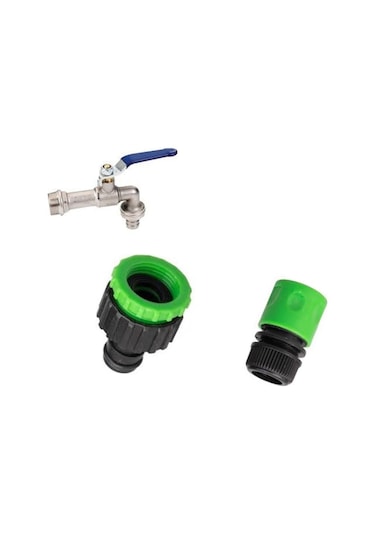 1/2 Hortum Bağlantısı 2 Adet + 2 Adet Musluk Adaptörü