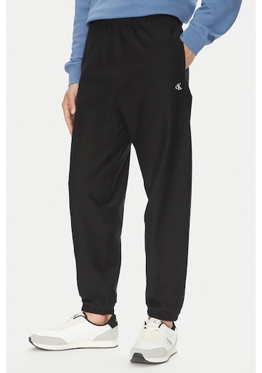 Calvin Klein Erkek Premium Terry Monogram Jogger Eşofman Altı - Siyah-8447 Black Calvin Klein Erkek Premium Terry Monogram Jogger Eşofman Altı - Siyah-8447 Black