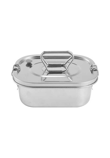 Ulzyvf Paslanmaz Çelik Öğle Kutusu - Çocuk Bento Kutusu, Gümüş, Dayanıklı Gümüş