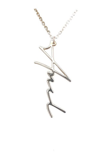 Zümrüt Sarraf 14 Ayar Altın Isimli Yazılı Bayan Kolye