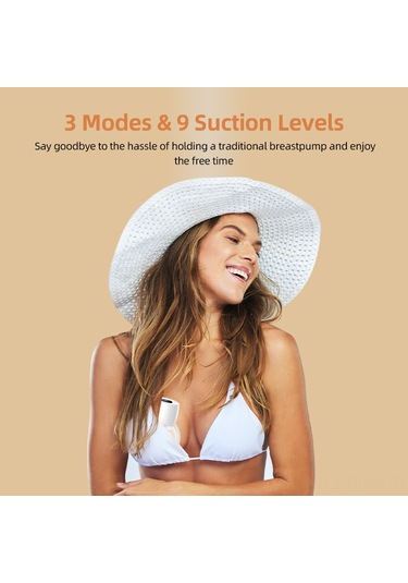 Qingmipy Elektrikli Göğüs Pompası - 3 Mod, 9 Emiş Seviyesi, 240ml Süt Toplayıcı, Taşınabilir Ve Sessiz