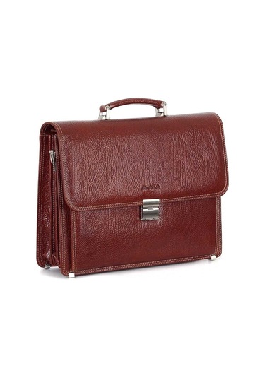 Deri Taba Klasik Evrak Çantası 290 63-129635 Siyah