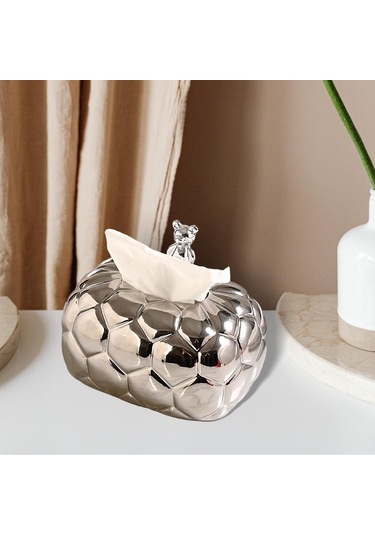 Suntek Tablolar Araba Ofis Argent Için Seramik Mendil Tutucu