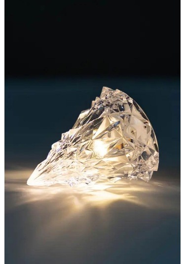 2'li Led Işıklı Buzdağı Atmosfer Pilli Gece Lambası & Eşsiz Ve Bü