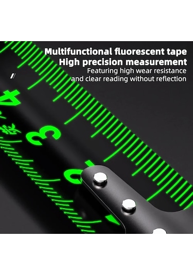 5 M X 19mm Ölçme Geri Çekilebilir Metrik Ağaç İşleme Kilitleme Kendinden Aracı Anti Korozyon Ölçü Çelik Cetvel Bant Metrik Paslanmaz