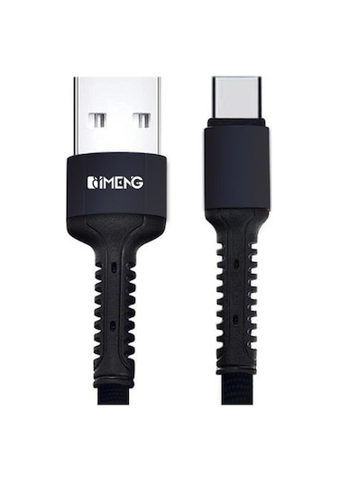 İmeng ML810 3 A Usb A To Type-C Pro Braided Örgülü Data Hızlı Şarj Kablo Siyah