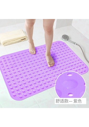 Yifomall Banyo Düşakabin Anti Kayma Matı - Lavanta Rengi 70x35 Cm, Ev Kullanıma Uygun, Konforlu Ve Dayanıklı Taban Kaplama Diğer