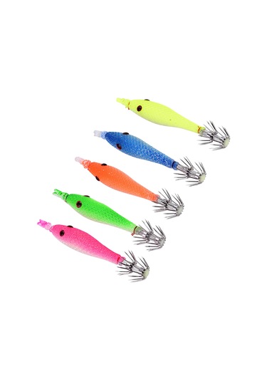 Moveevo Lüminöz Silikon Yemli Okyanus Balıkçığı İğnesi - 9cm 8g İkili Çengel Tasarımı - Gerçekçi Yem Squids İçin