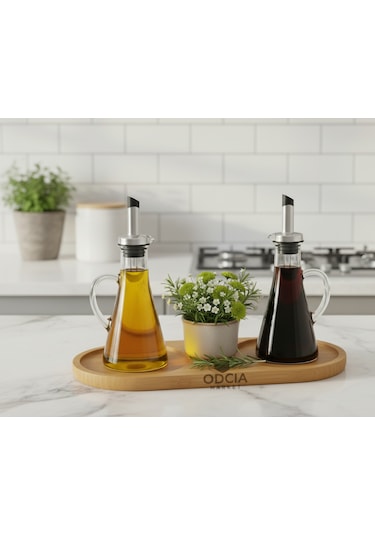 Bambu 2 Bölmeli Yağdanlık Altlığı, Saksılık Bambu
