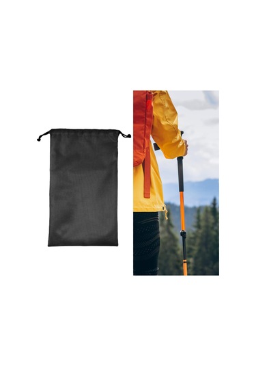 Homyl Bağcıklı Saklama Çantası Hafif Çadır 25cmx45cm Siyah