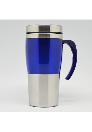 Kupa Bardak Termos 450ml Mavi Termos Bardak