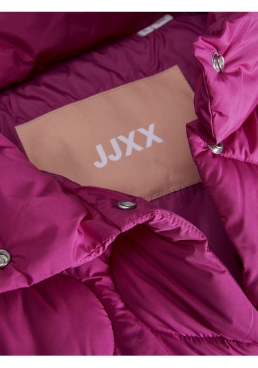 Jack & Jones Kadın Düz Renk Kolsuz Yelek - Sena Fuchsia Red Çok Renkli