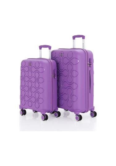 Mçs Polipropilen 2li Valiz Seti Orta & Kabin V376 S23sy1000049-set 00014 Mor