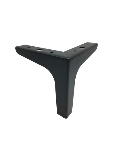 Lh-j0016 Metal Tv Sehpası Kanepe Ayağı, Yükseklik: 10cm Mat Siyah Mat Siyah