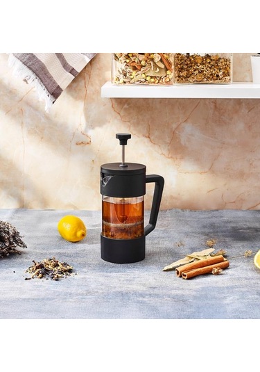 Aryıldız Doppio Black 350ml French Press Şeffaf