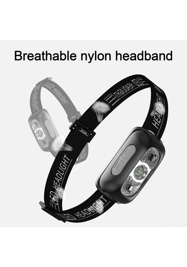 Suofeng Siyah Led Baş Feneri, 800mah Li-pil, Usb Hızlı Şarj, Ipx4 Su Geçirmez, Kızılötesi Ellik Sensör, 4 Aydınlatma Modu, 60 Ayarı, Acil Tamir/ışıklandırma Siyah