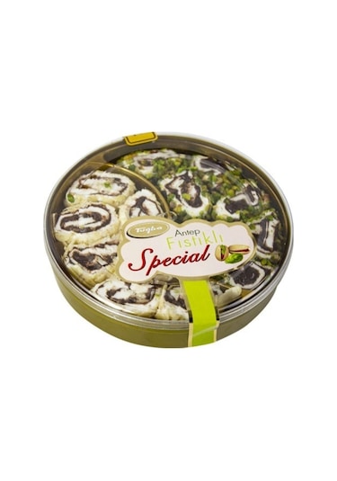 Tuğba Kuruyemiş Bol Antep Fıstıklı-bol Bademli Lokum 150 Gr Turkish Delight
