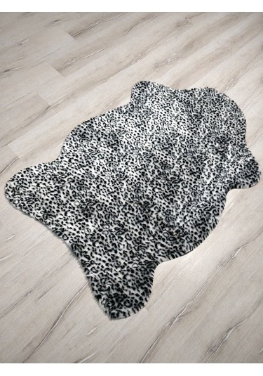 Doğuş Siyah Leopar Post Halı 100x150 Cm