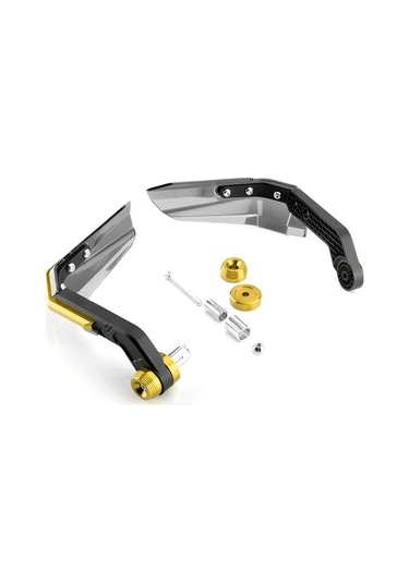 Fortunelane Elit Cnc Paslanmaz Çelik Eldiven Körüğü - Motosiklet & Elektrikli Bisiklet İçin - Altın