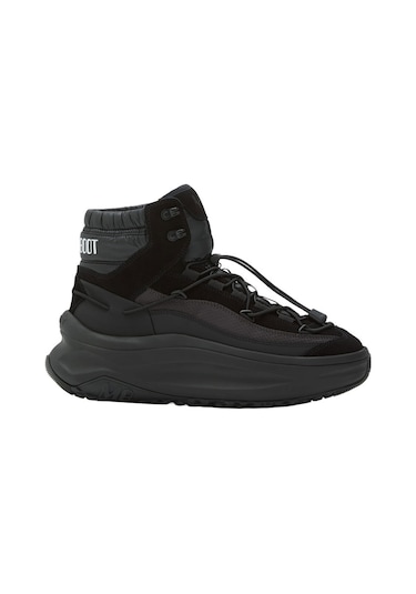 N001 Black Bot Erkek 80d2490030 Moon Boot Moon247 Xlace Mid Siyah
