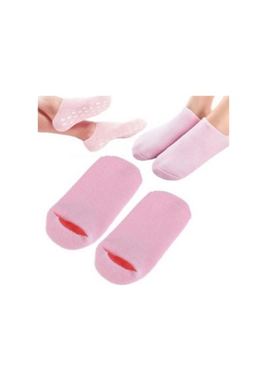 Samdoo Cotton Gel Spa Çoraplar - Renk Seçenekli Pembe, Mor, Gri Vb. - Tüm Bedenler İçin - Nemlendirici Terapi