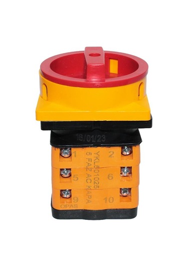 OPAŞ 5X25A 0-1 Kilitli Şalter