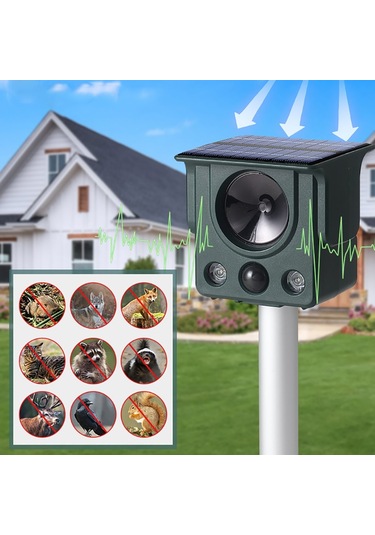 Lichen Ultrasonik Fare Kovucu, Kızılötesi Sensör Led Yanıp Sönen