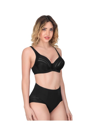 Siyah Mı Emay 177 D Toparlayıcı Sütyen Takım Çok Renkli