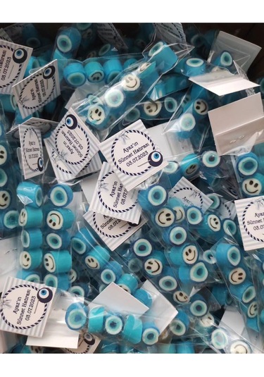 5'li Nazar Mevlit- Sünnet- Doğum Günü, Düğün, Nişan Şekeri 10 Adet