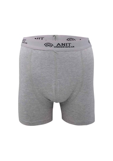 Royaleks Kısa Paça Likralı Erkek Boxer Gri - 1115A S