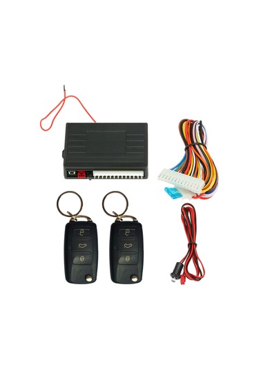 Yaozixa Araba Uzak Kumanda Kilidi 3 Tuşlu Vw Stili Led Gösterge Ile Bagaj Açma Fonksiyonu Evrensel 12v