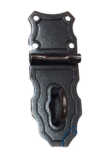 Klasik Küçük Sandık Askısı - 20x55mm, Oksit, 100 Adet ANTİK