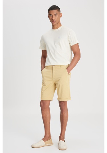 Regular Fit Normal Kesim Normal Bel Camel Şort L231145211 Camel
