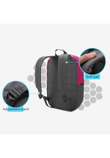 Sones Pofoko Xy Serisi 13,3 İnç Moda Renk Uyumlu Çok İşlevli Sırt Çantası Bilgisayar Çantası, Boyut: S Diğer